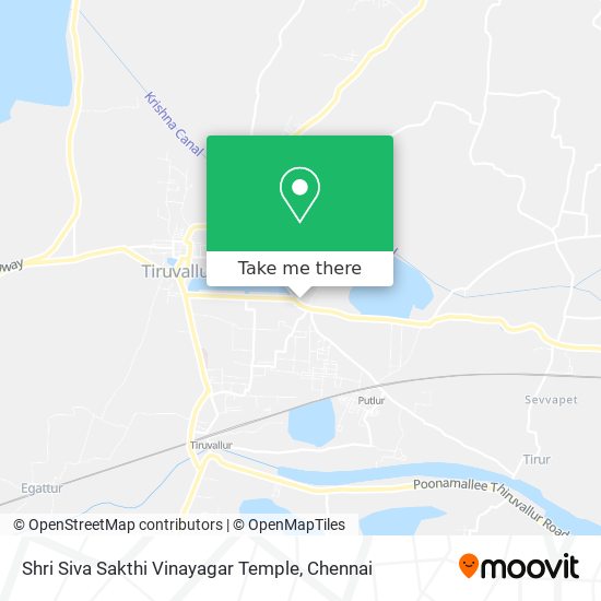 Shri Siva Sakthi Vinayagar Temple map