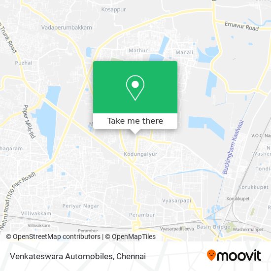 Venkateswara Automobiles map
