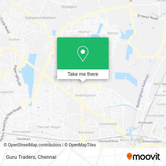 Guru Traders map