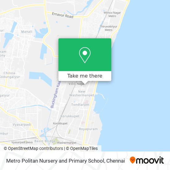 Metro Politan Nursery and Primary School map