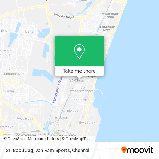 Sri Babu Jagjivan Ram Sports map