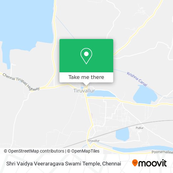 Shri Vaidya Veeraragava Swami Temple map