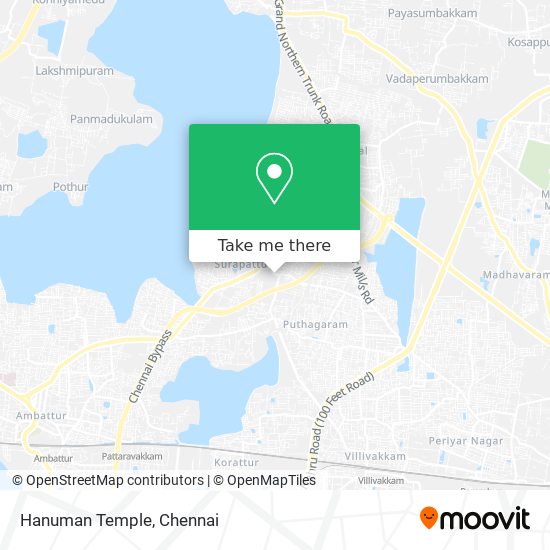 Hanuman Temple map