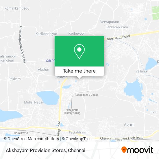 Akshayam Provision Stores map