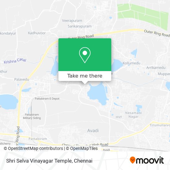 Shri Selva Vinayagar Temple map
