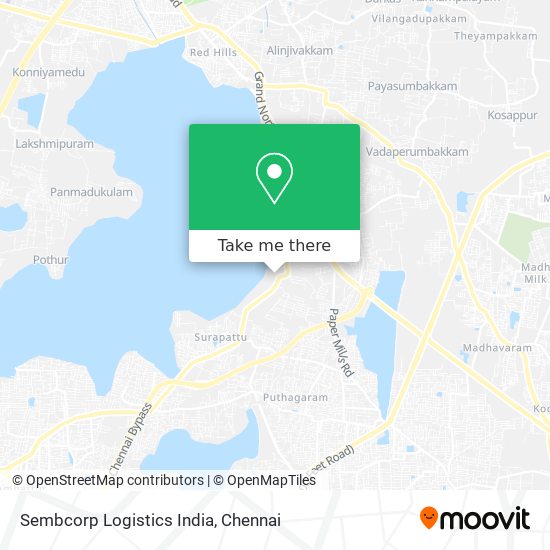 Sembcorp Logistics India map