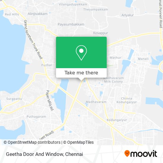 Geetha Door And Window map