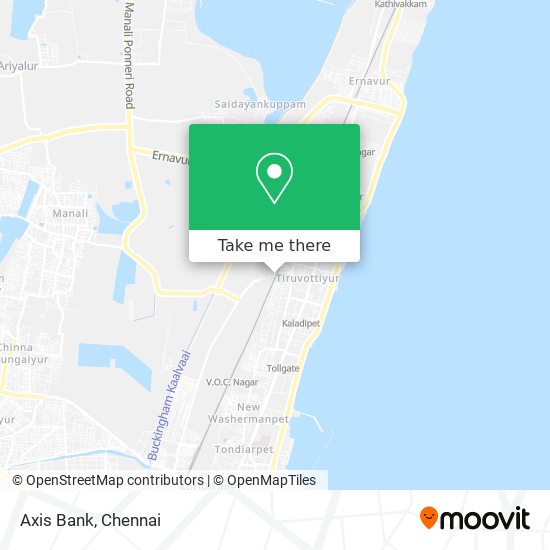 Axis Bank map