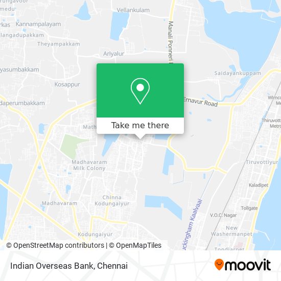 Indian Overseas Bank map