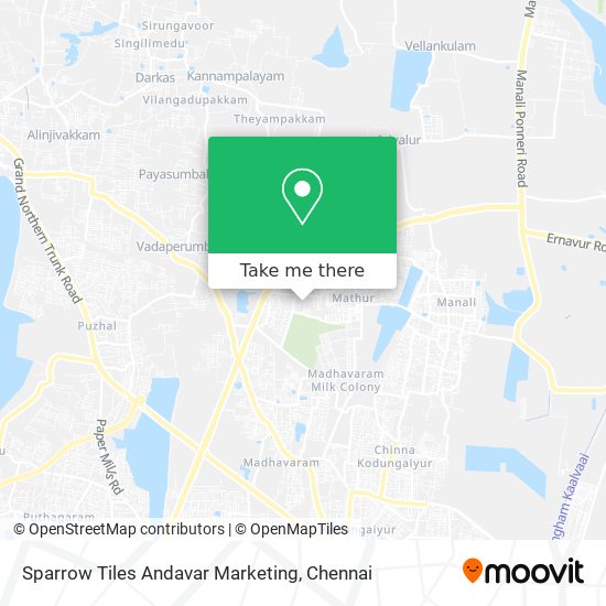 Sparrow Tiles Andavar Marketing map