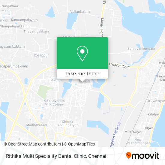 Rithika Multi Speciality Dental Clinic map
