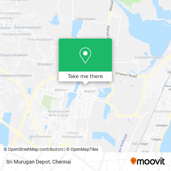 Sri Murugan Depot map
