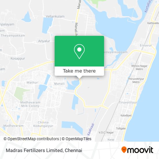 Madras Fertilizers Limited map