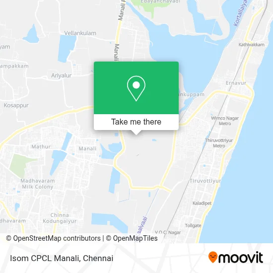 Isom CPCL Manali map