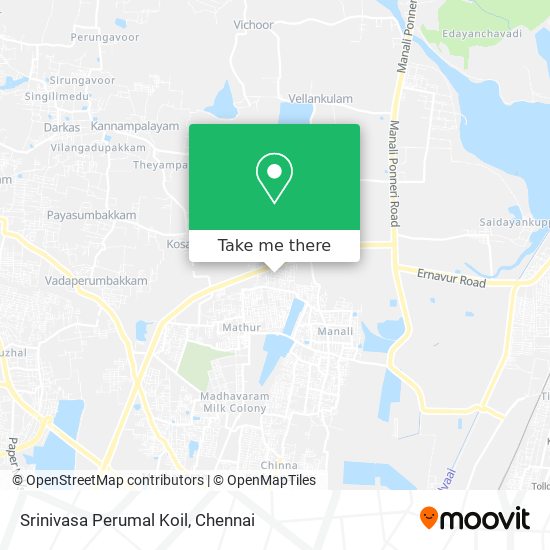 Srinivasa Perumal Koil map