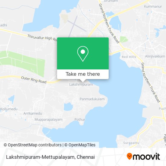 Lakshmipuram-Mettupalayam map