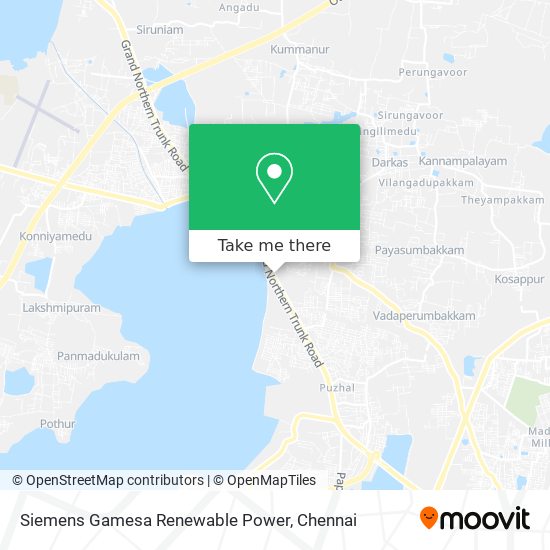 Siemens Gamesa Renewable Power map