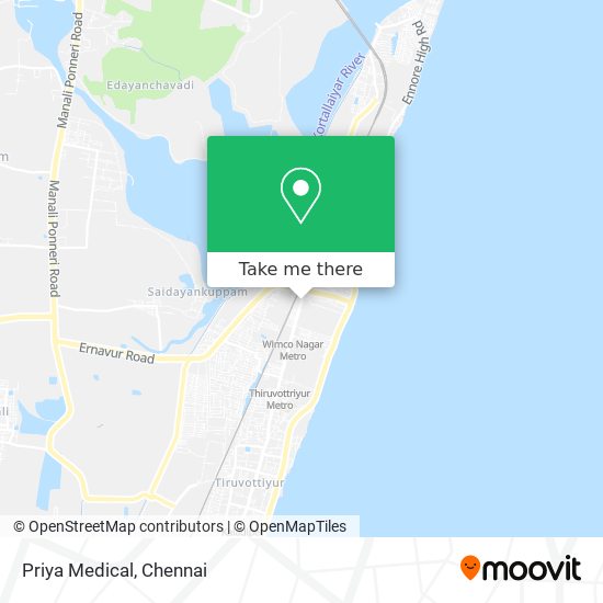 Priya Medical map