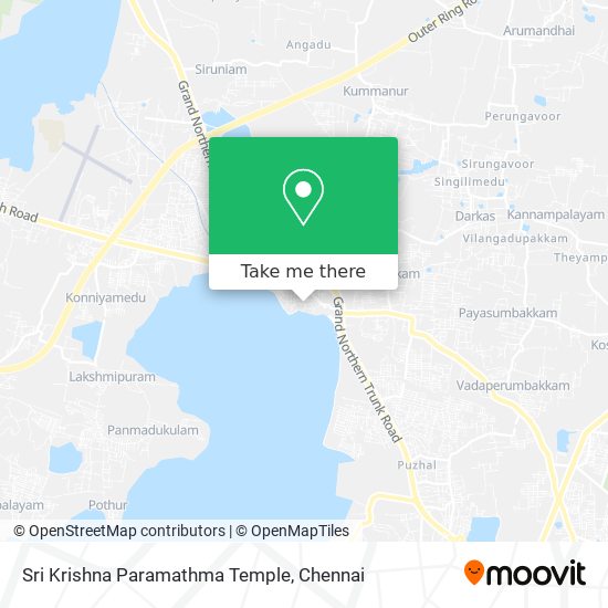 Sri Krishna Paramathma Temple map