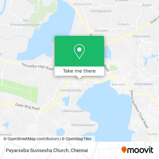 Peyarseba Suvisesha Church map