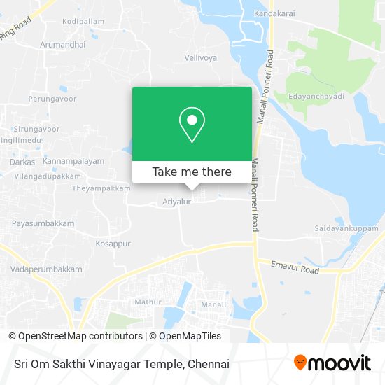 Sri Om Sakthi Vinayagar Temple map