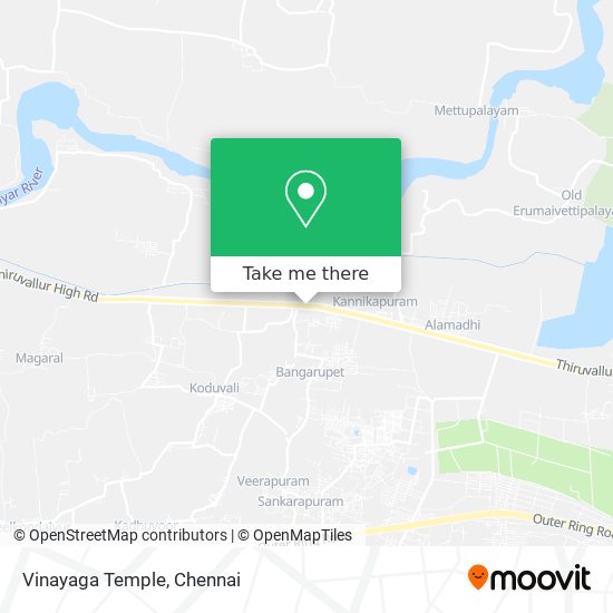 Vinayaga Temple map