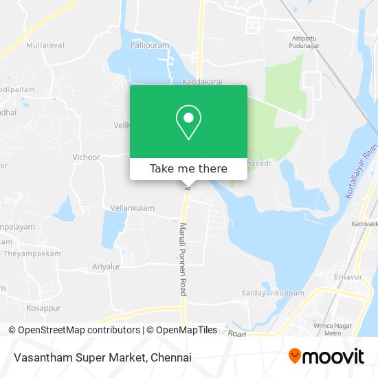 Vasantham Super Market map