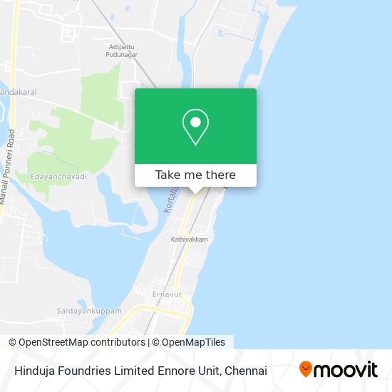 Hinduja Foundries Limited Ennore Unit map