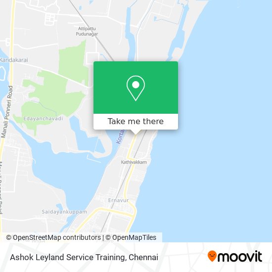 Ashok Leyland Service Training map