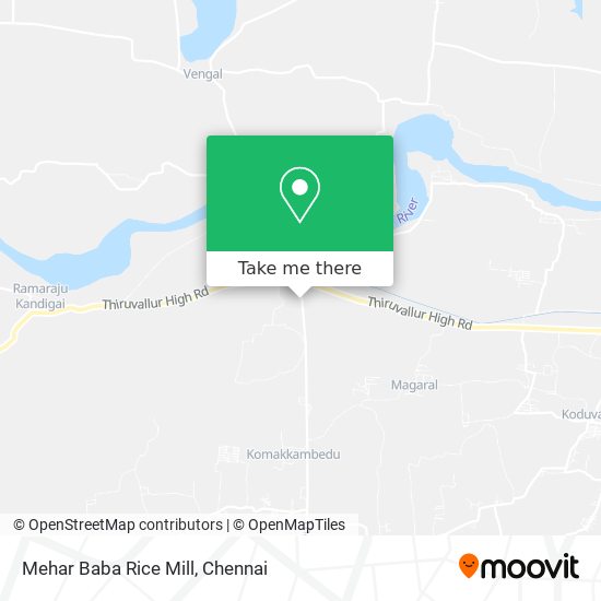 Mehar Baba Rice Mill map