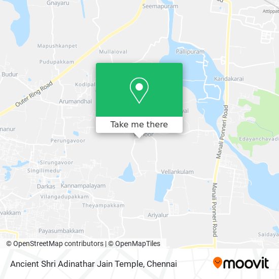 Ancient Shri Adinathar Jain Temple map