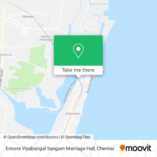 Ennore Viyabarigal Sangam Marriage Hall map