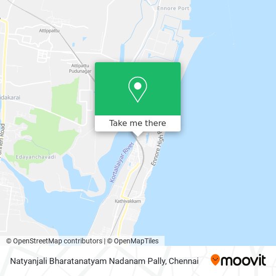 Natyanjali Bharatanatyam Nadanam Pally map