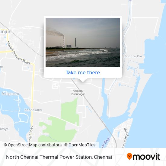 North Chennai Thermal Power Station map