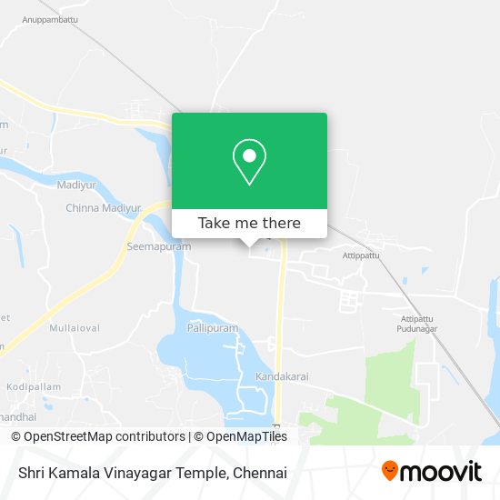 Shri Kamala Vinayagar Temple map