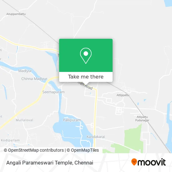 Angali Parameswari Temple map