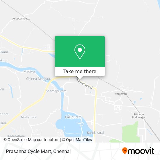 Prasanna Cycle Mart map