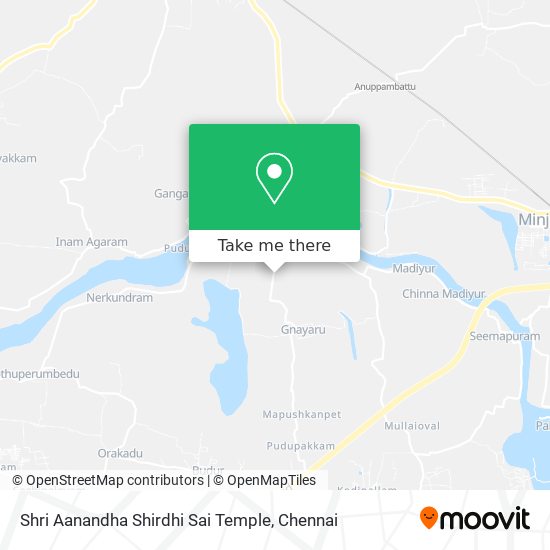 Shri Aanandha Shirdhi Sai Temple map