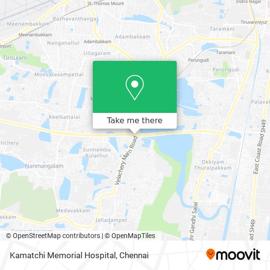 Kamatchi Memorial Hospital map