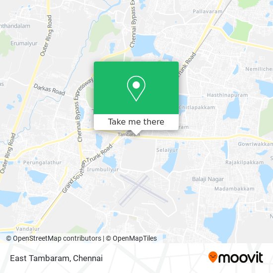 East Tambaram map