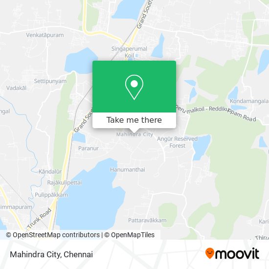 Mahindra City map