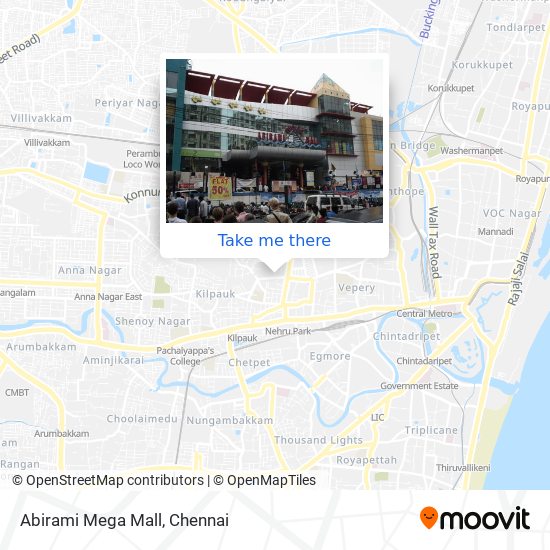 Abirami Mega Mall map