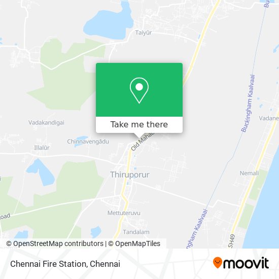 Chennai Fire Station map