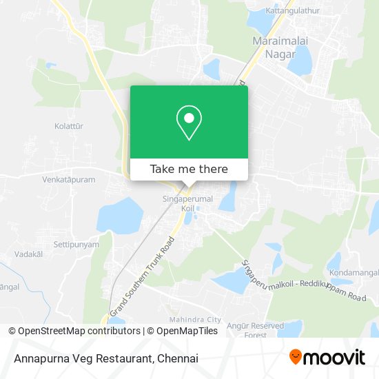 Annapurna Veg Restaurant map
