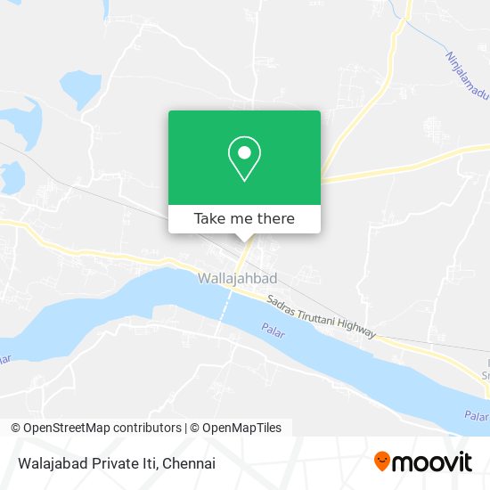 Walajabad Private Iti map