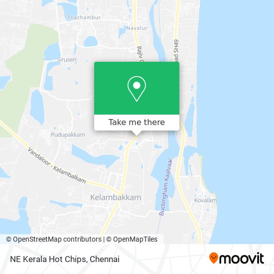 NE Kerala Hot Chips map