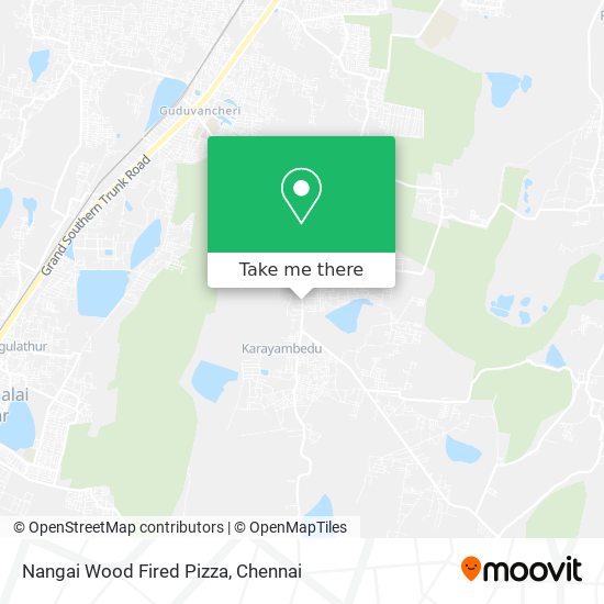 Nangai Wood Fired Pizza map