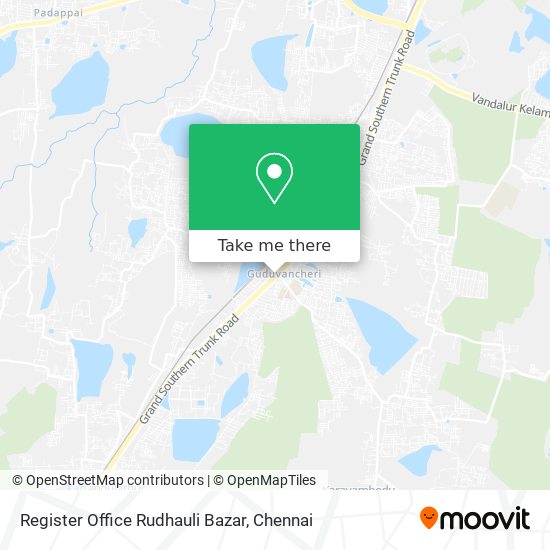 Register Office Rudhauli Bazar map