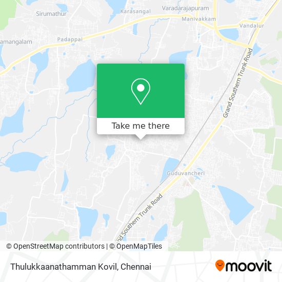 Thulukkaanathamman Kovil map