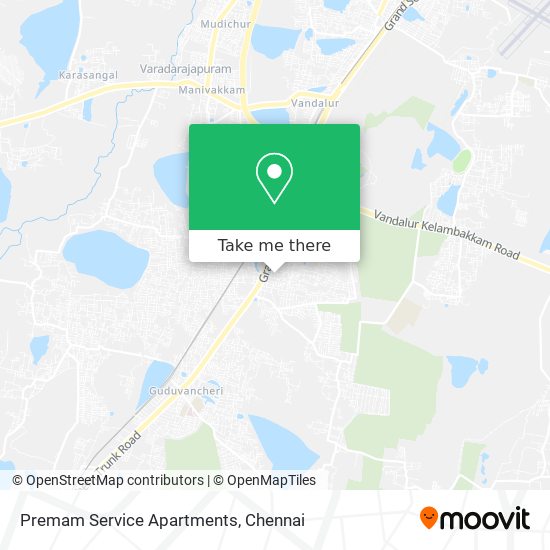 Premam Service Apartments map